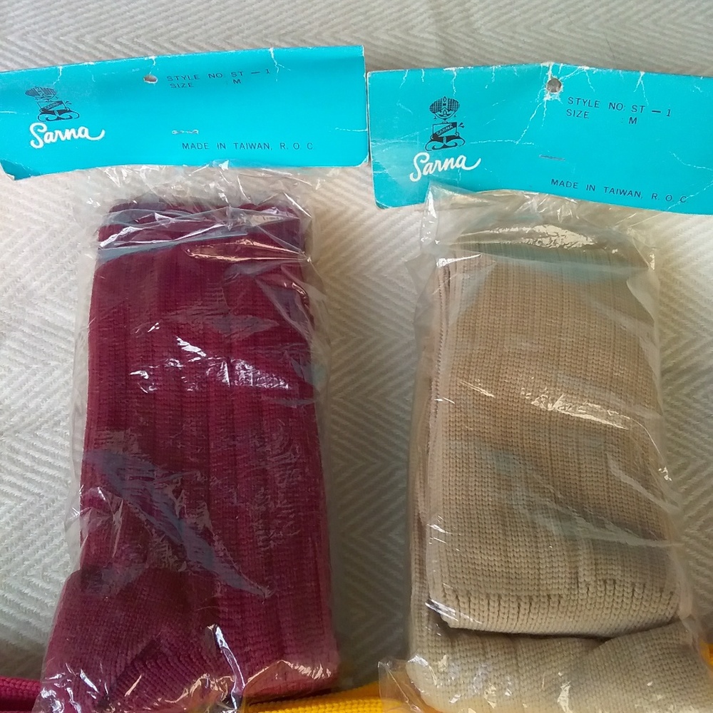 Sarna vintage knee high socks bundle of three! NWT - Picture 4 of 4